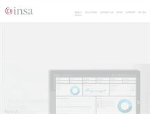 Tablet Screenshot of insa-software.com